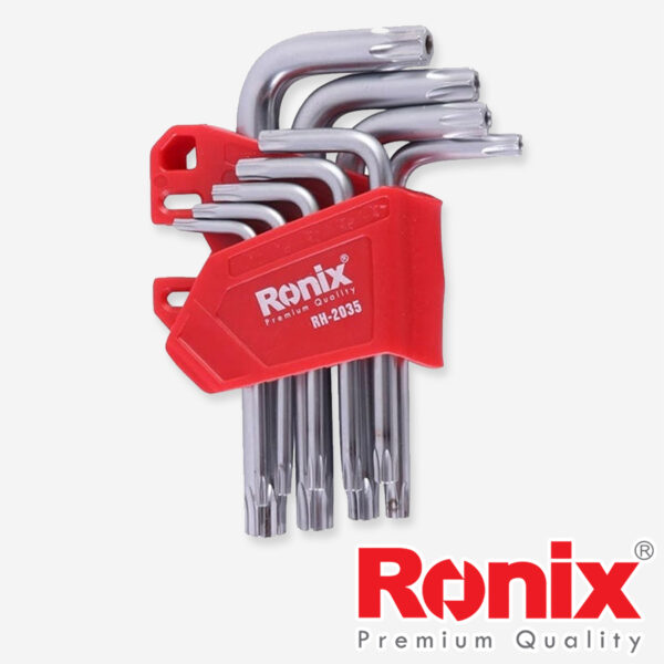 Llave magnética torx 9 piezas