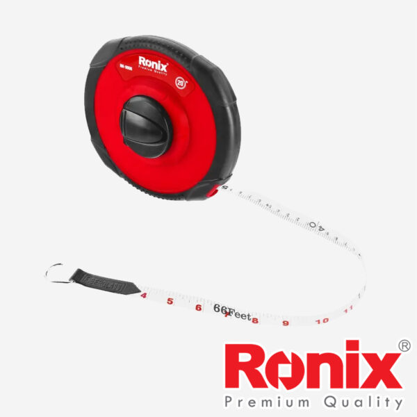 Cinta Métrica de Fibra de Vidrio 20m con caja de ABS